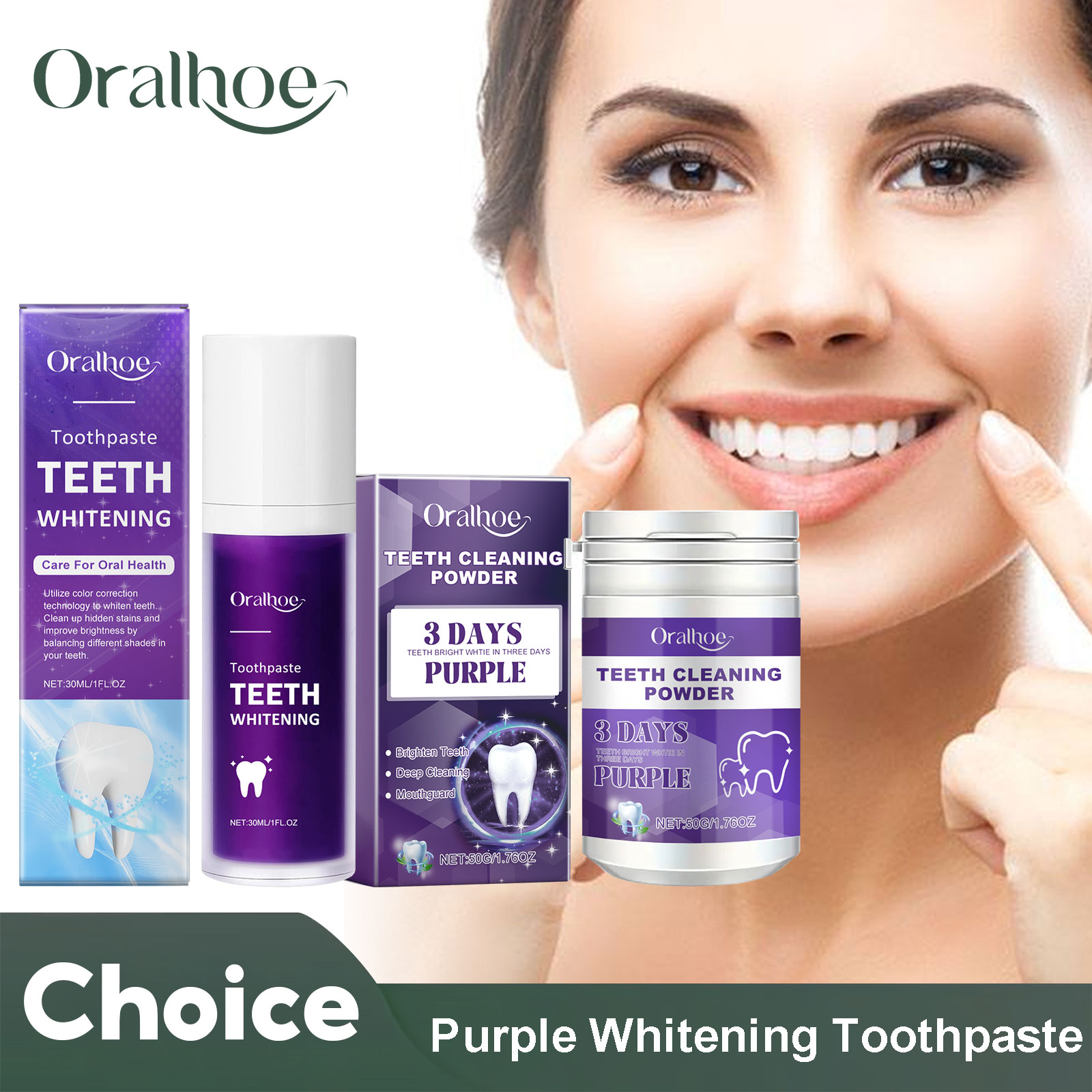 Teeth Whitening Price - Purple Corrector Teeth Whitening Toothpaste Deep