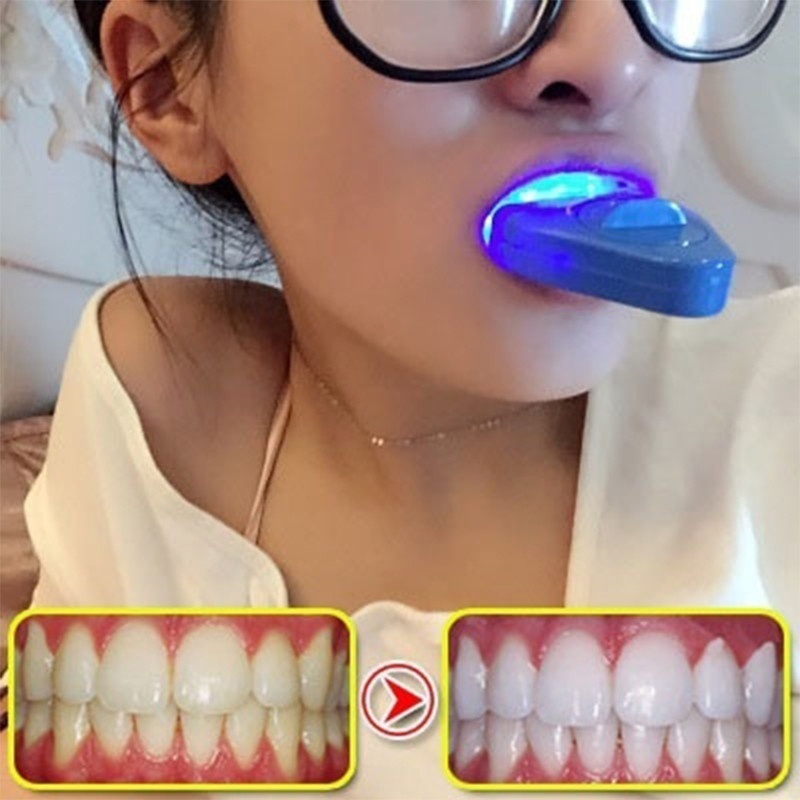 Teeth Whitening Video - LED Teeth Whitening Light Whitening Blue