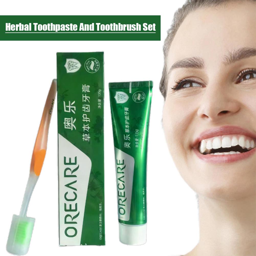 Teeth Whitening Toothpaste - Herbal Toothpaste Rooibos Mint Flavour Toothpaste