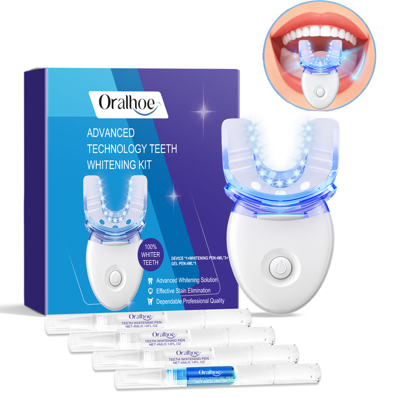 Teeth Whitening Price - Professional Teeth Whitening LED Light Kit