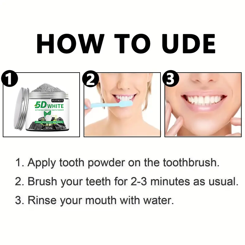 YUlTlKUE 5D White Activated ch - Teeth Whitening Price recension och pris