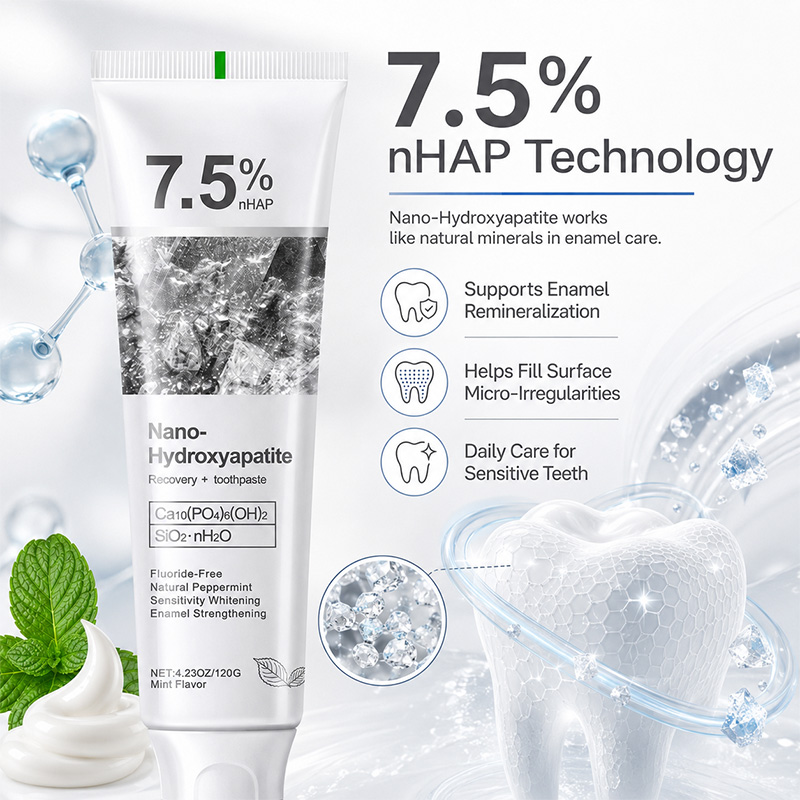 5/6Pcs 7.5% nHAP Nano Hydroxya - Teeth Whitening Toothpaste recension och pris