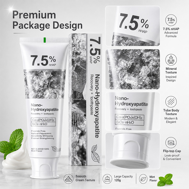 5/6Pcs 7.5% nHAP Nano Hydroxya - Teeth Whitening Toothpaste recension och pris
