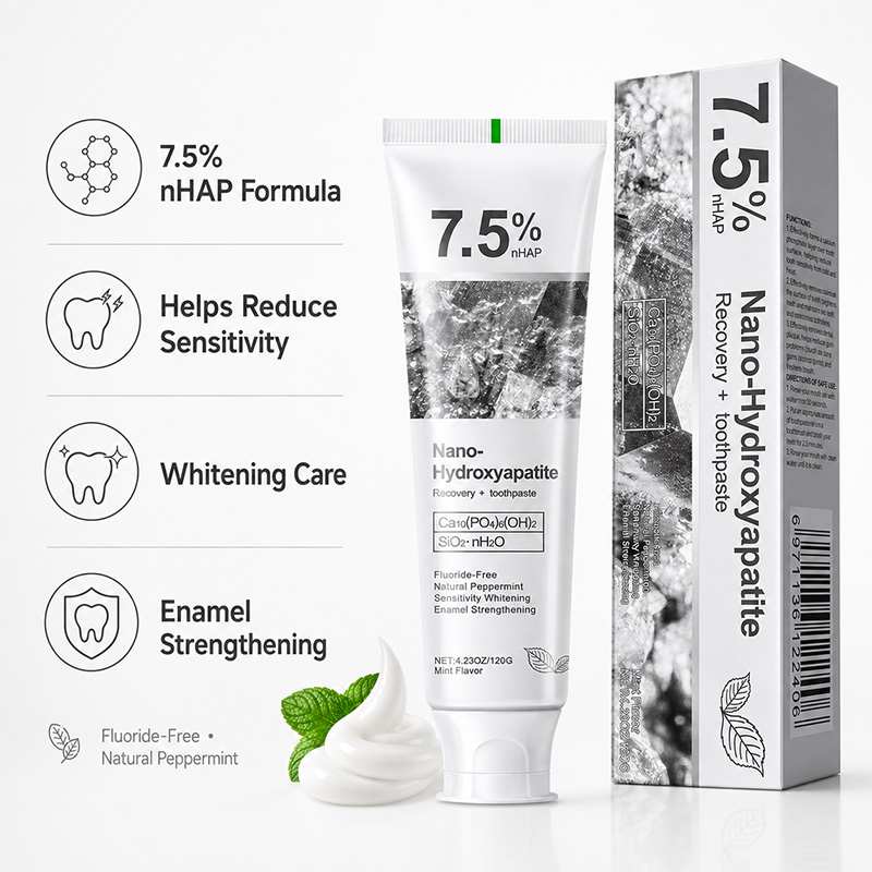 5/6Pcs 7.5% nHAP Nano Hydroxya - Teeth Whitening Toothpaste recension och pris