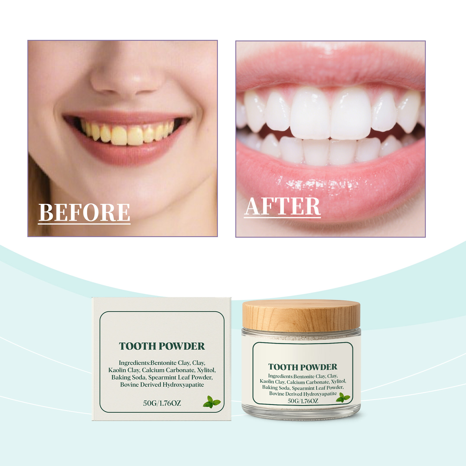 Peppermint stain-removing toot - Teeth Whitening Ingredients recension och pris