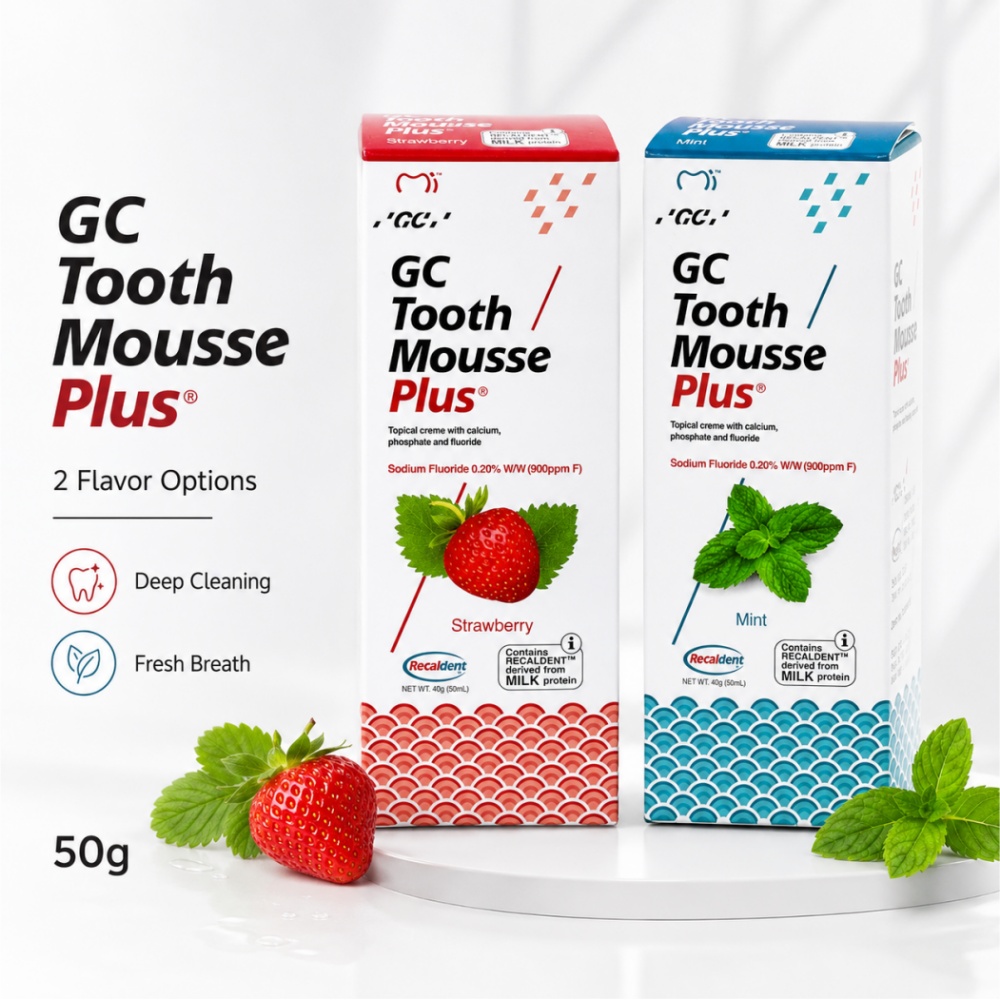 GCTooth Mousse Plus Mint Straw - Teeth Whitening Toothpaste recension och pris