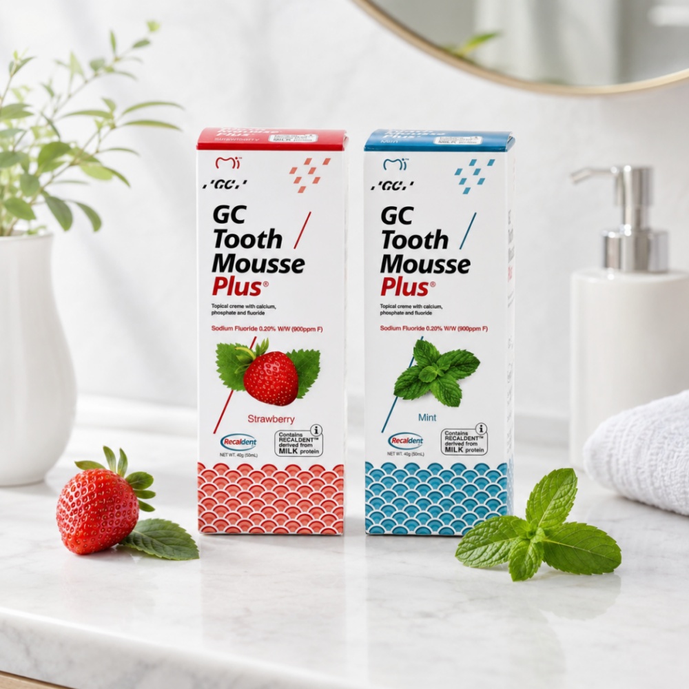 GCTooth Mousse Plus Mint Straw - Teeth Whitening Toothpaste recension och pris