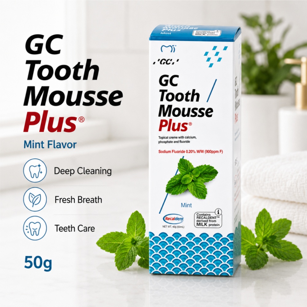GCTooth Mousse Plus Mint Straw - Teeth Whitening Toothpaste recension och pris