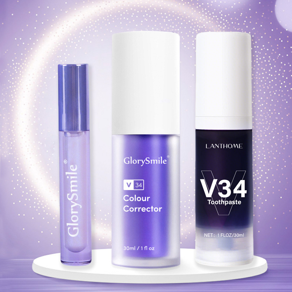 V34 Tooth Colour Corrector Ser - Teeth Whitening Mousse recension och pris