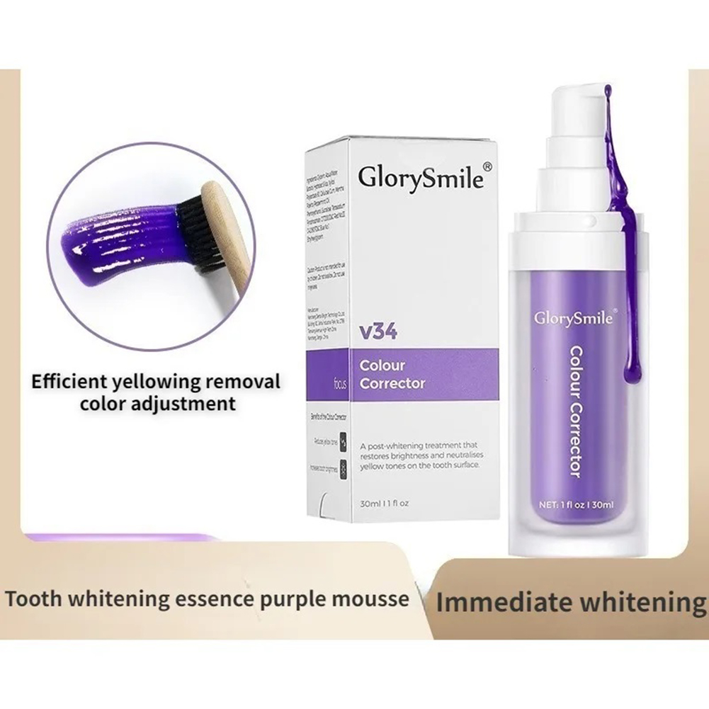 V34 Tooth Colour Corrector Ser - Teeth Whitening Mousse recension och pris