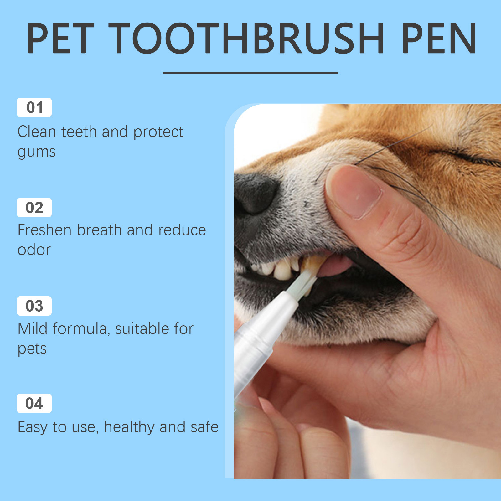 Oral Cleaning Gel Pen For Dogs - Teeth Whitening Toothpaste recension och pris