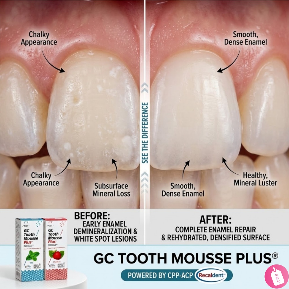 50g GC Fruit Flavor Mousse Too - Teeth Whitening Mousse recension och pris