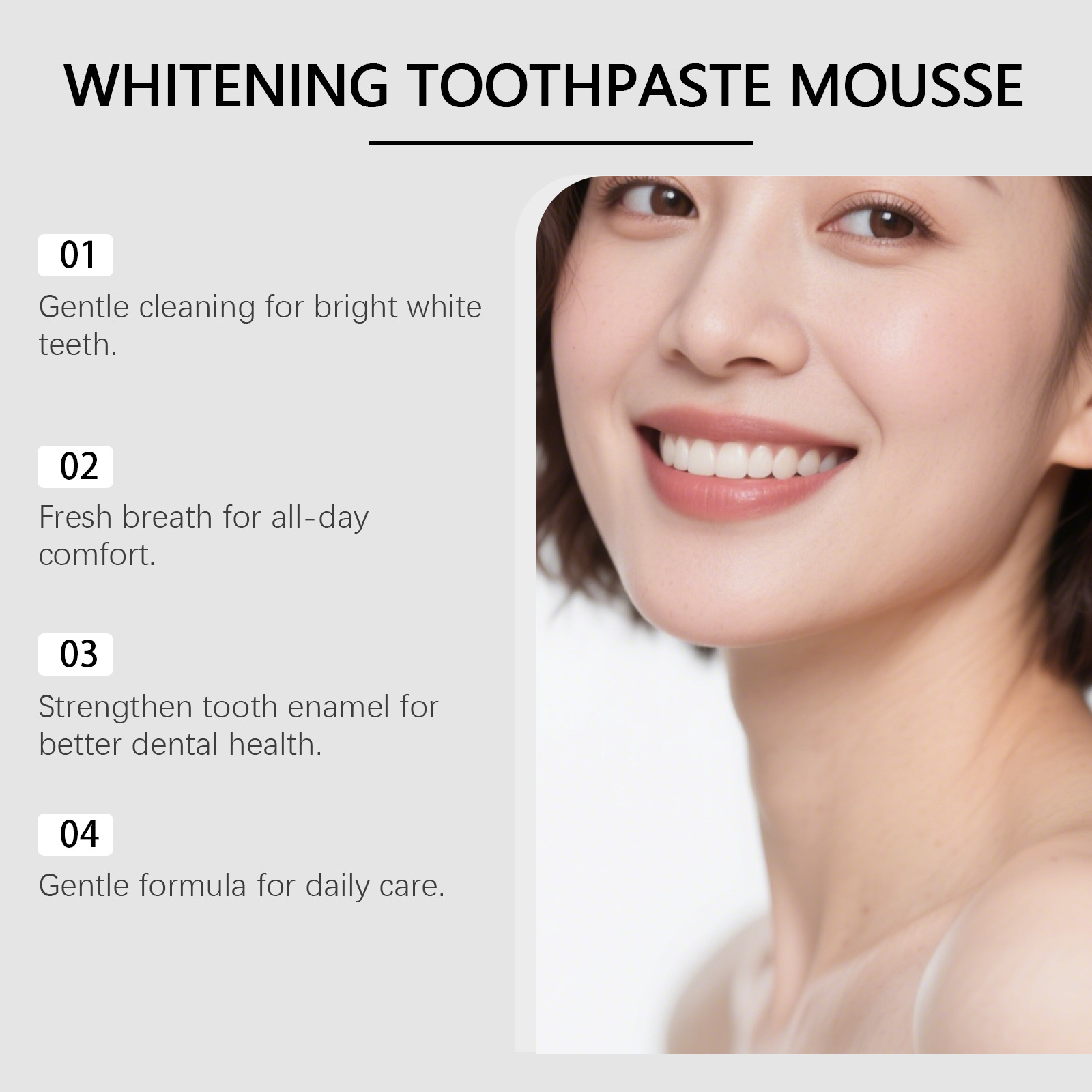 Hydroxyapatite Bright Whitenin - Teeth Whitening Mousse recension och pris