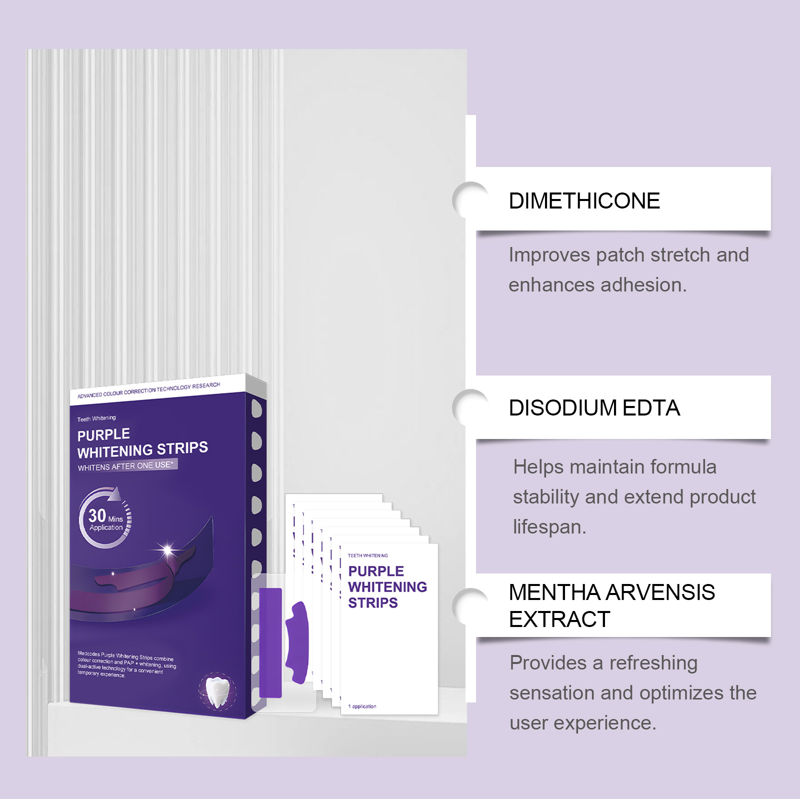 Purple Bright Stain-Removing T - Teeth Whitening Ingredients recension och pris