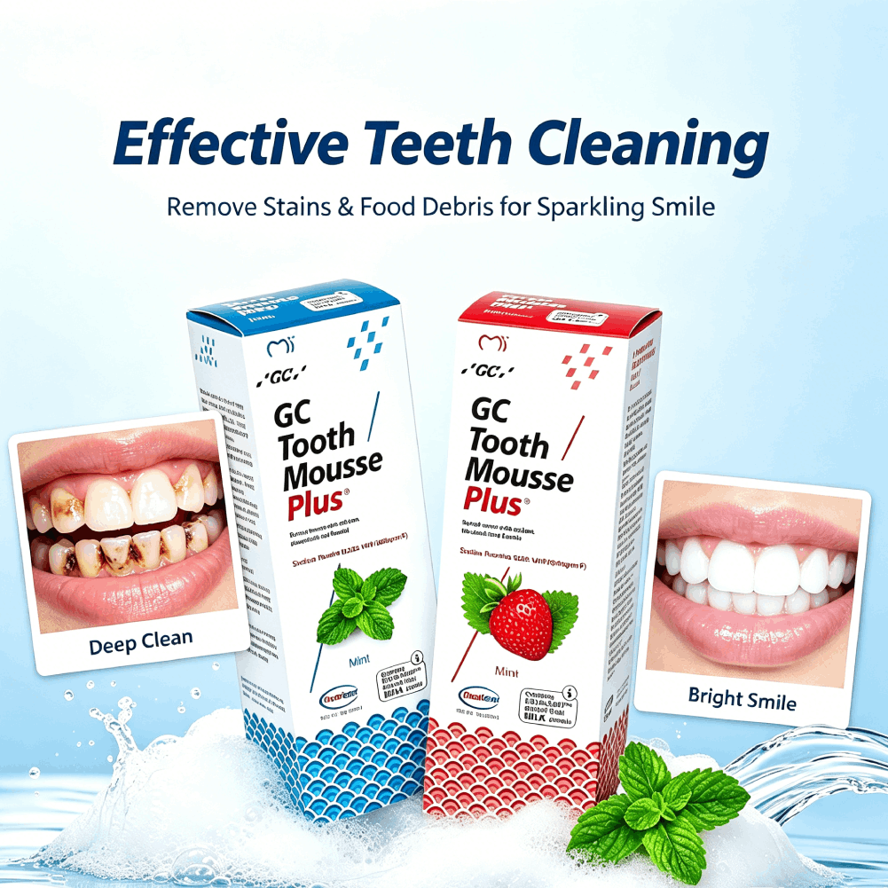 Fruit Flavored Mousse Toothpas - Teeth Whitening Mousse recension och pris