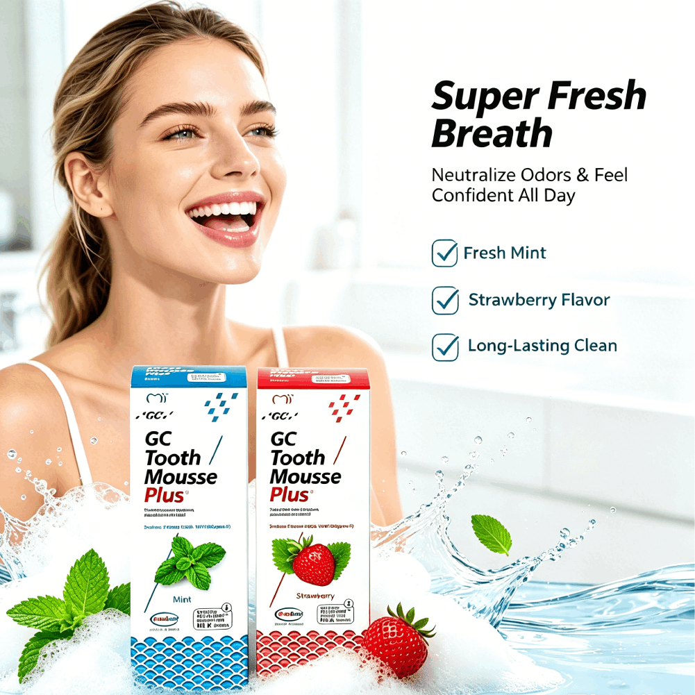 Fruit Flavored Mousse Toothpas - Teeth Whitening Mousse recension och pris