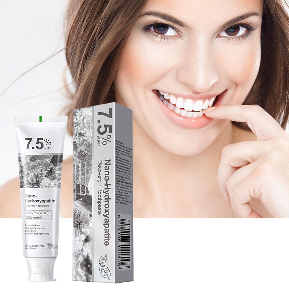 7.5% Nano Hydroxyapatite Tooth - Teeth Whitening Toothpaste recension och pris