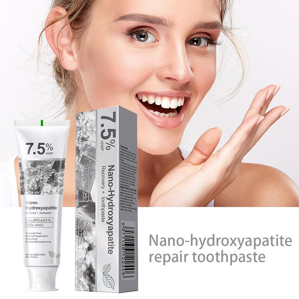 7.5% Nano Hydroxyapatite Tooth - Teeth Whitening Toothpaste recension och pris