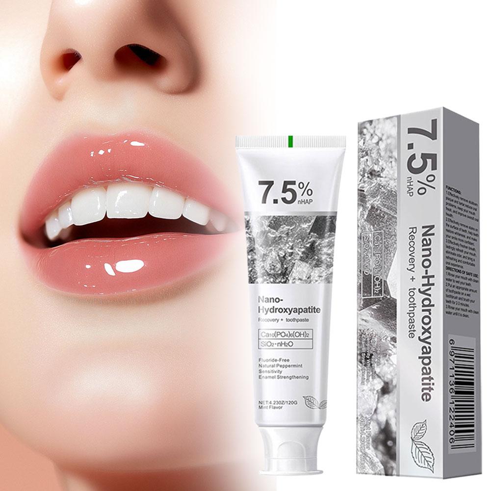 7.5% Nano Hydroxyapatite Tooth - Teeth Whitening Toothpaste recension och pris