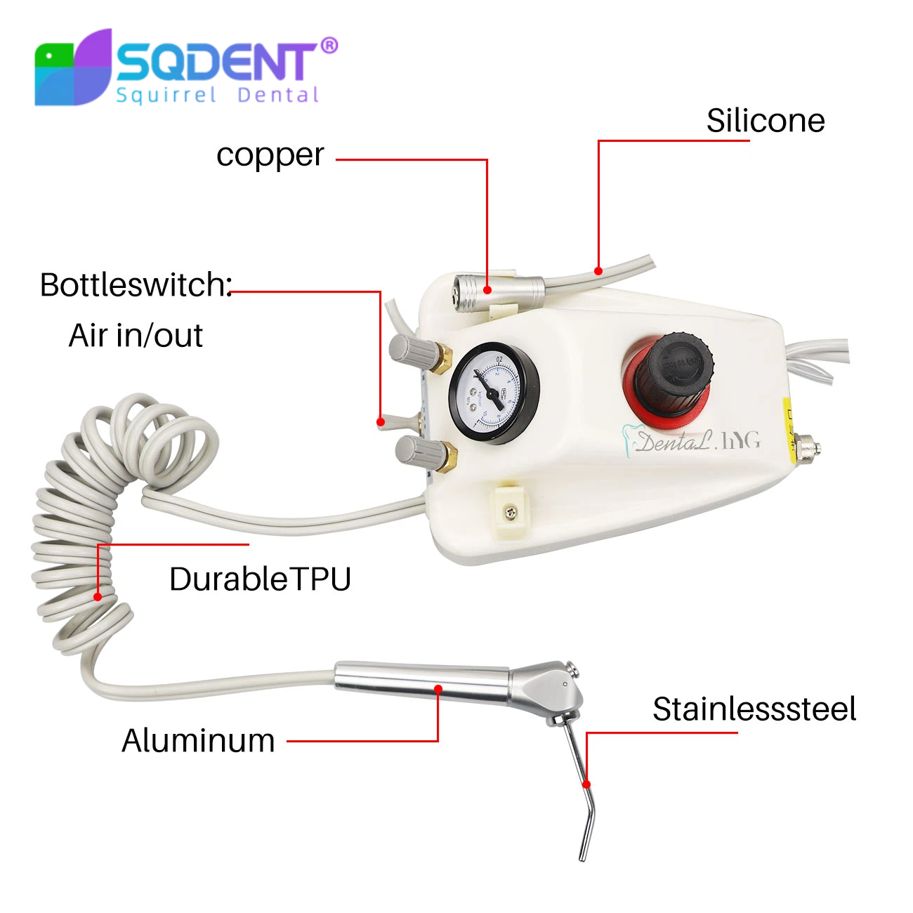 Portable Dental Turbine Unit W - Teeth Whitening That Works recension och pris