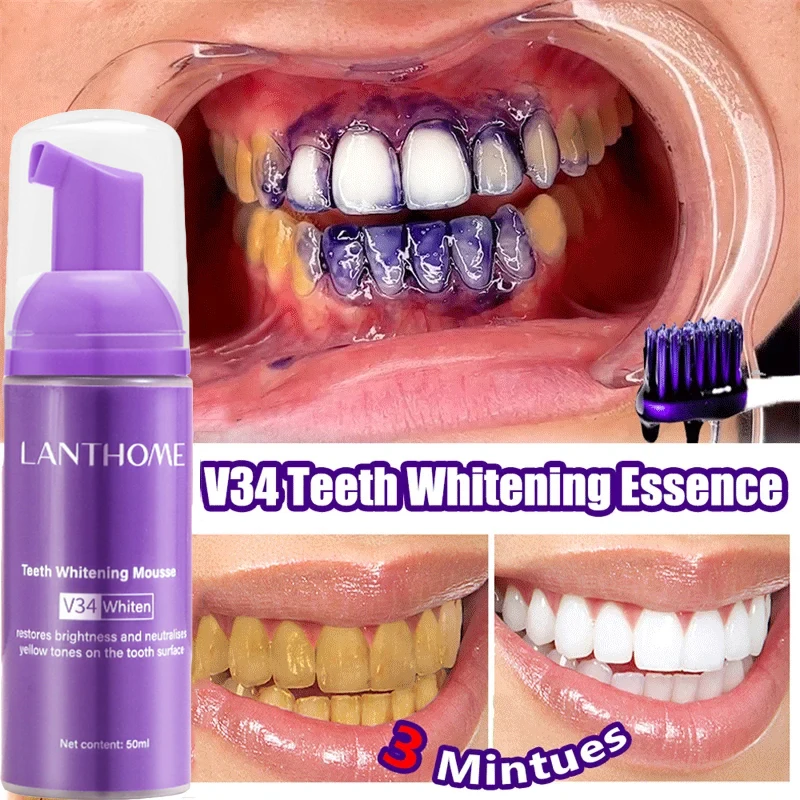 V34 Teeth Whitening Mousse Too - Teeth Whitening Mousse recension och pris