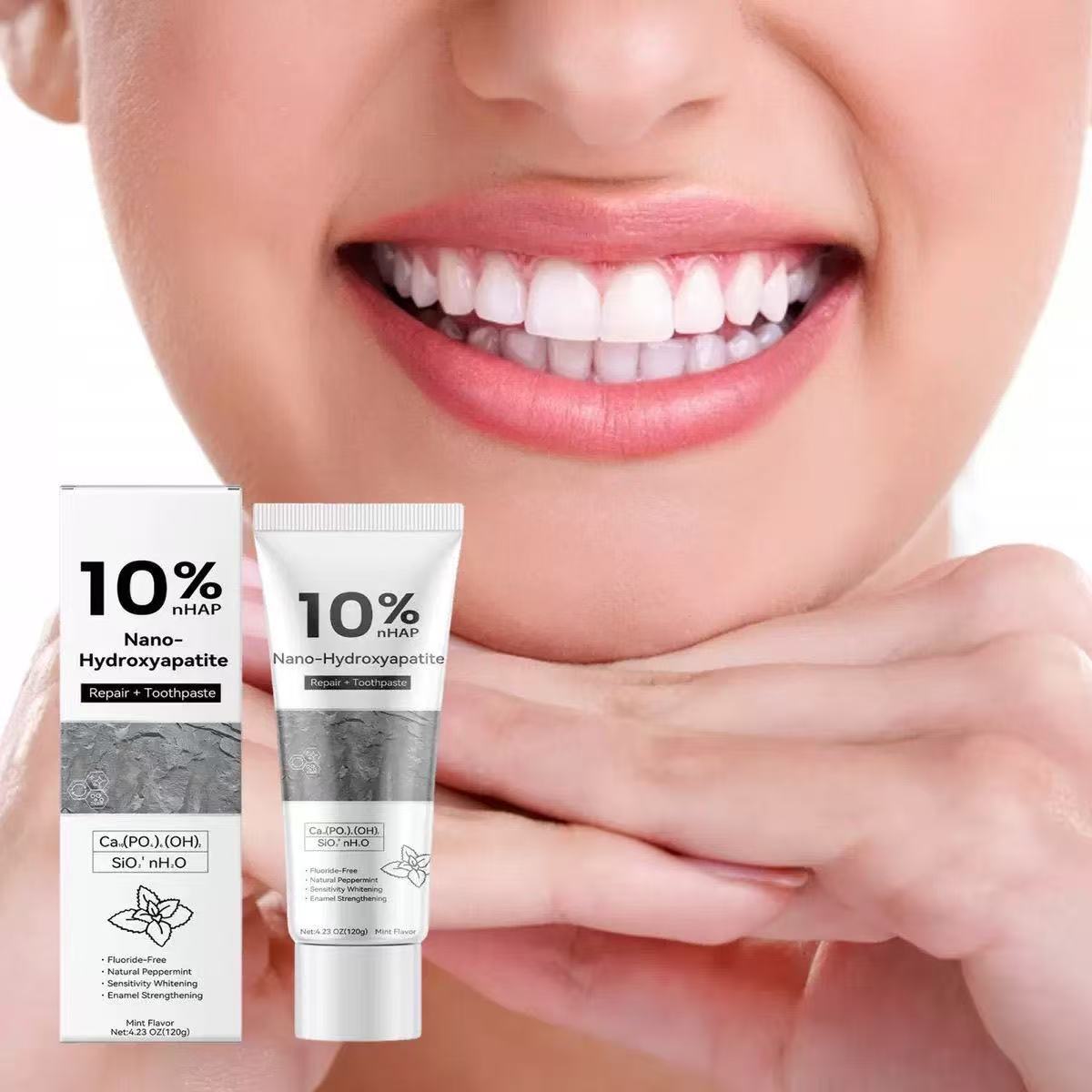 10% Nano Hydroxyapatite Whiten - Teeth Whitening Toothpaste recension och pris