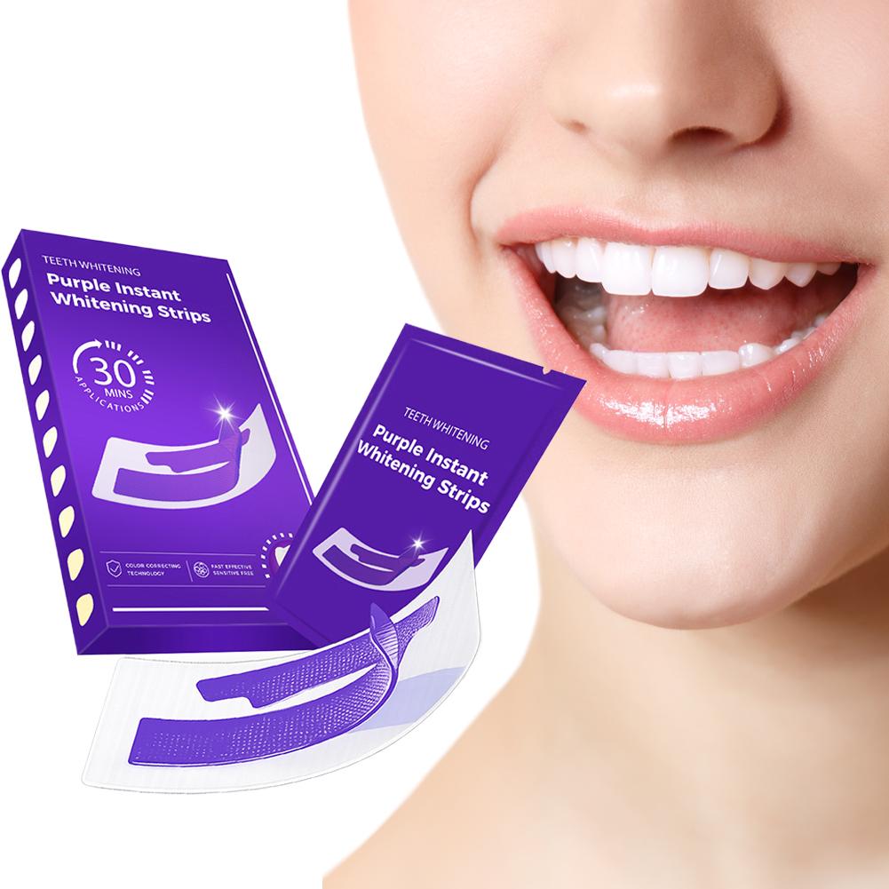 42Pairs Purple Teeth Whitening - Teeth Whitening Quotes recension och pris