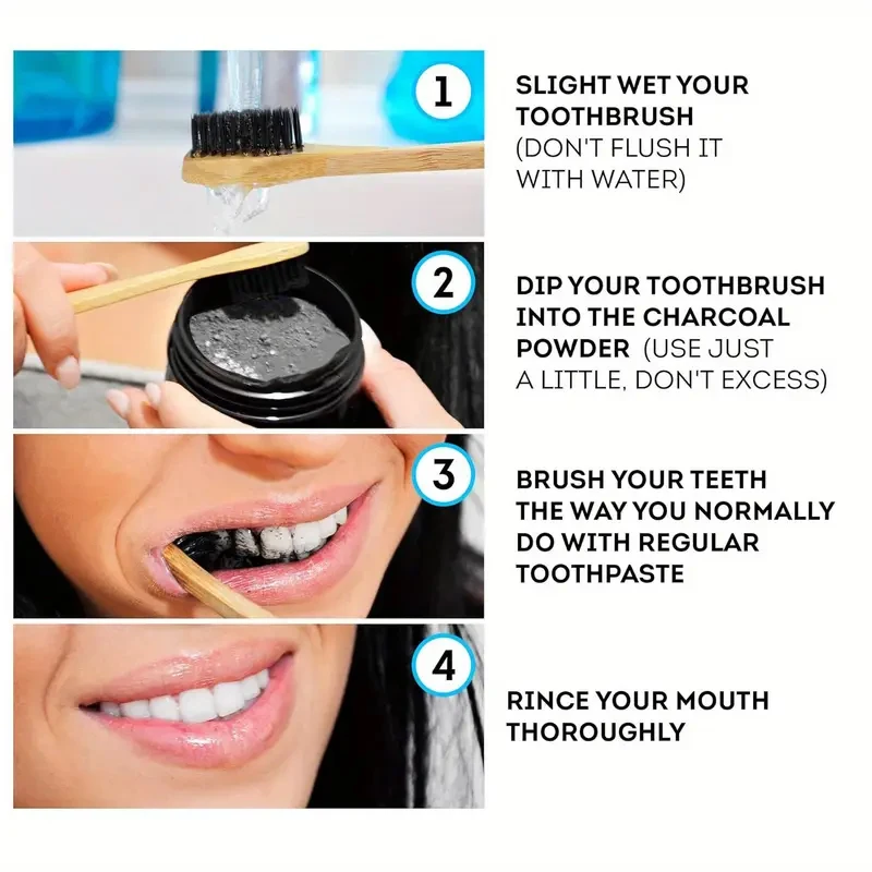 Teeth Brightening Whitening Po - Teeth Whitening Toothpaste recension och pris
