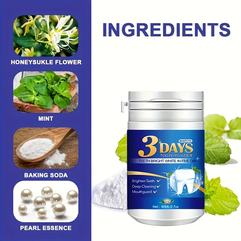 1Pcs Teeth Whitening Powder, T - Teeth Whitening Ingredients recension och pris