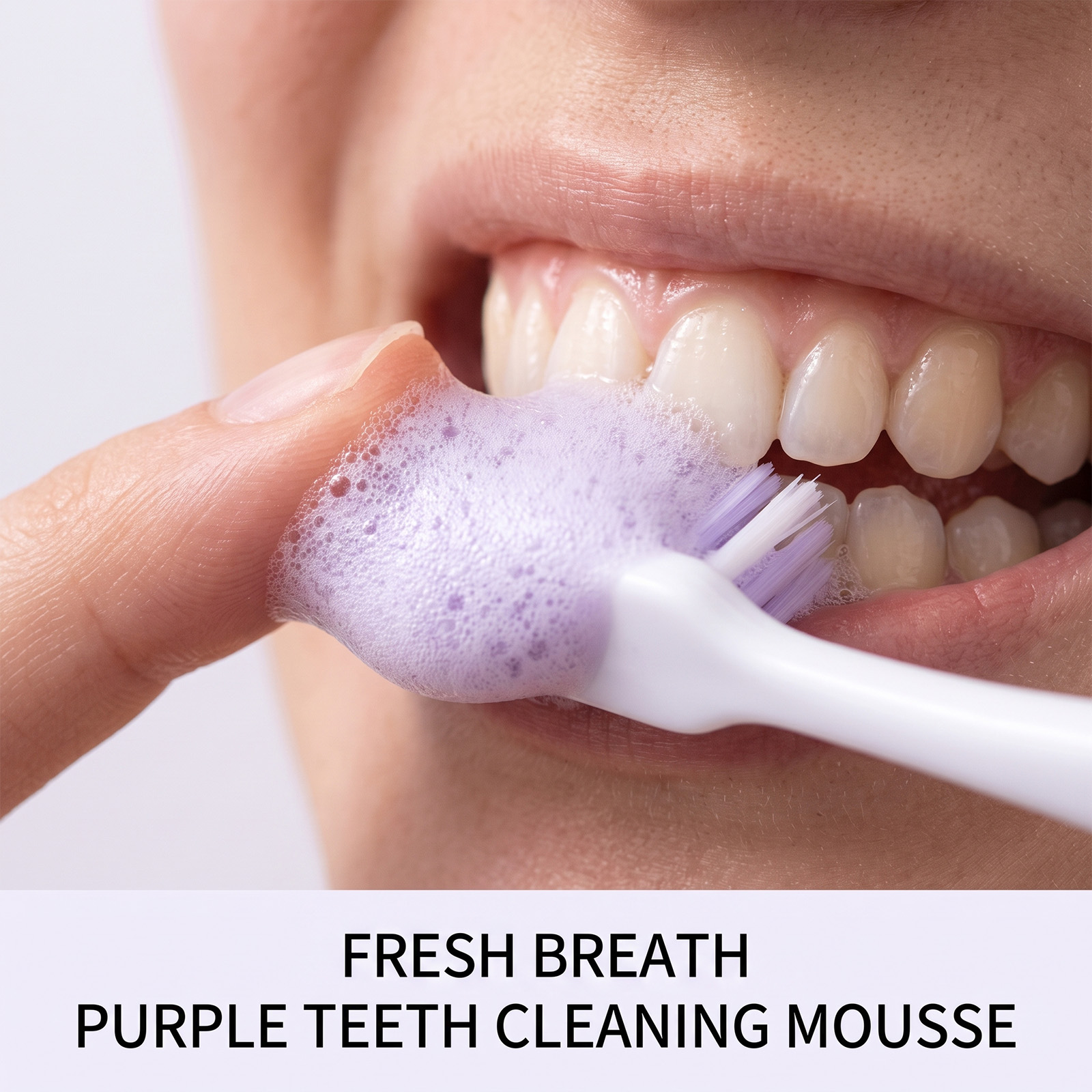 Purple Toothpaste Mousse Foam  - Teeth Whitening Mousse recension och pris