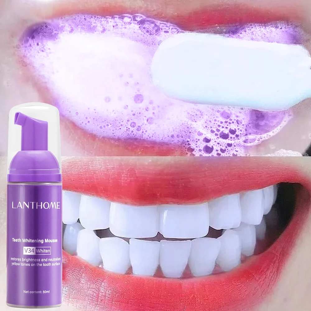 Mousse V34 Toothpaste Teeth Cl - Teeth Whitening Mousse recension och pris